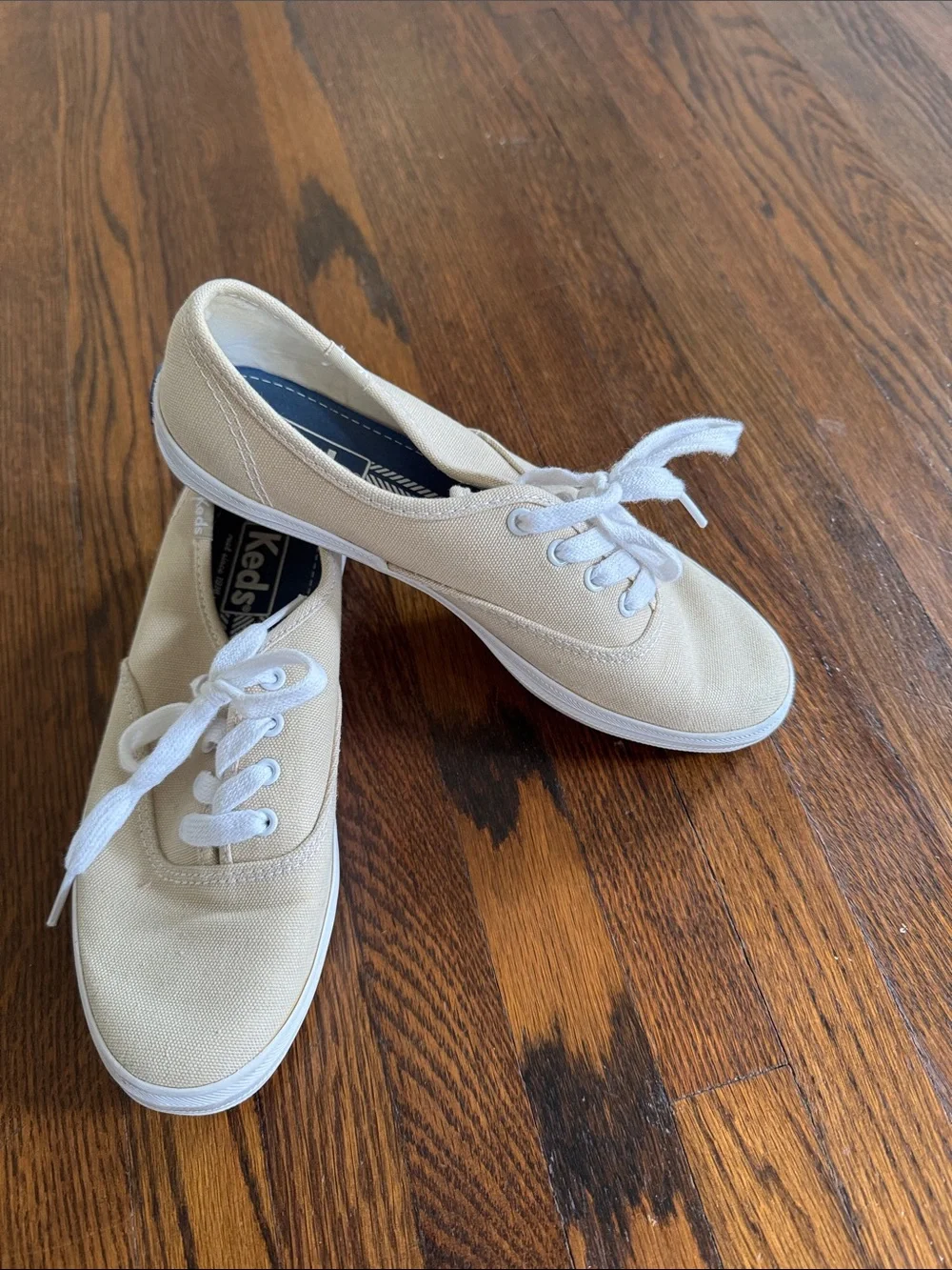 Keds Tan Canvas Sneakers